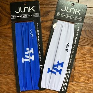 Junk Brands Big Bang Lite Headbands LA Dodgers x2